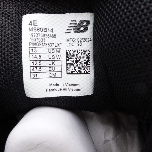 NEW Size 13 XWIDE 4E Men's New Balance Fresh Foam X 880v14 Sneakers M880B14 - Picture 2 of 6